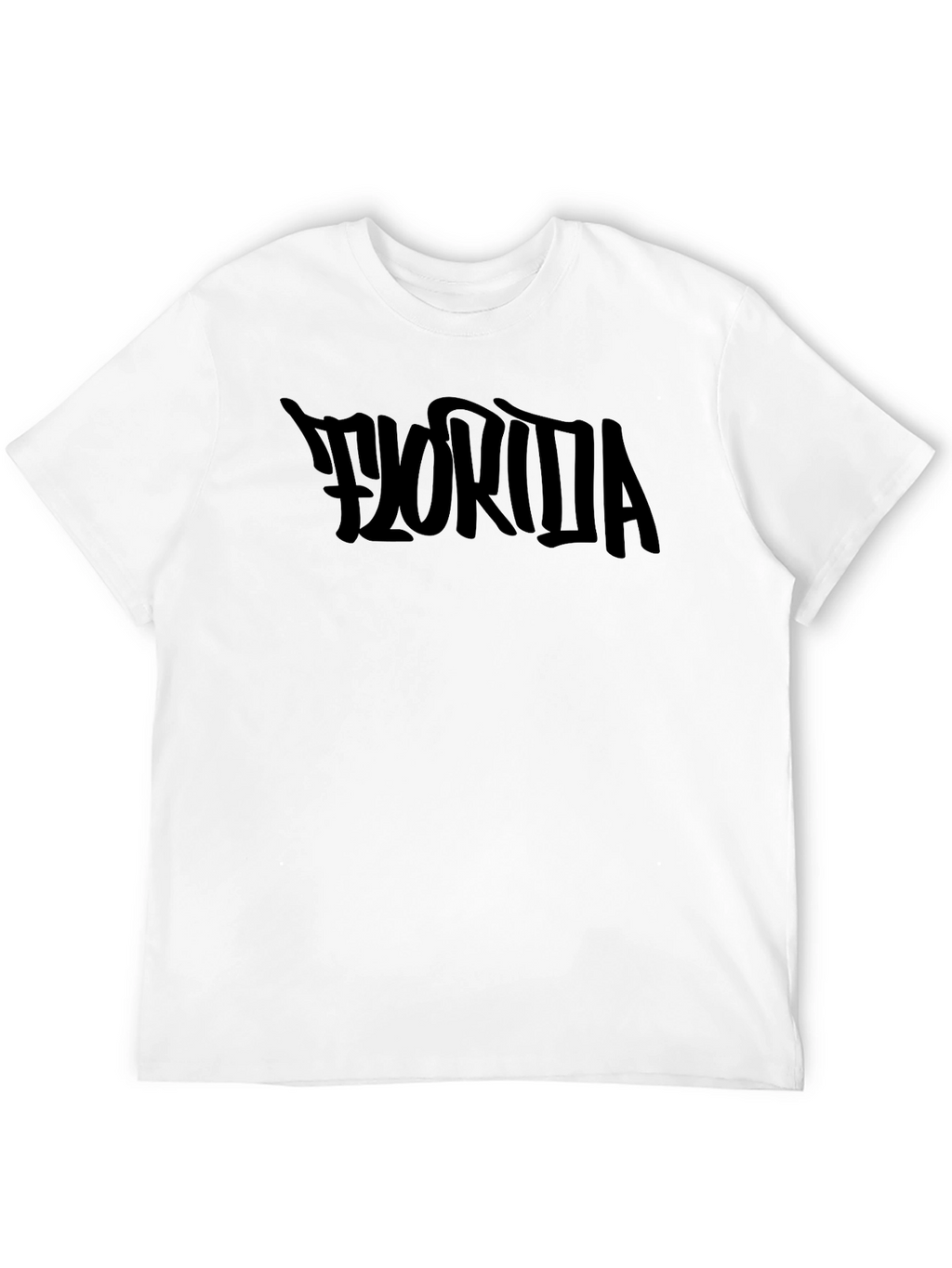 Florida Graphic Print Black T-Shirt