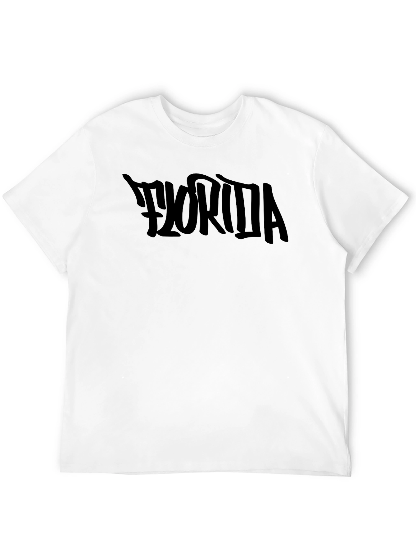 Florida Graphic Print Black T-Shirt