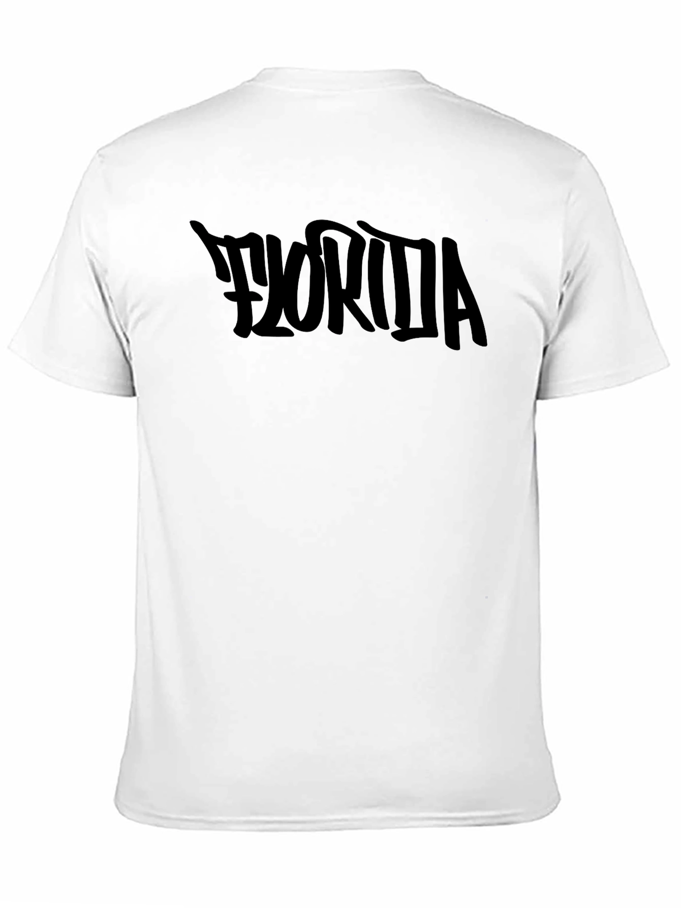 Florida Graphic Print Black T-Shirt