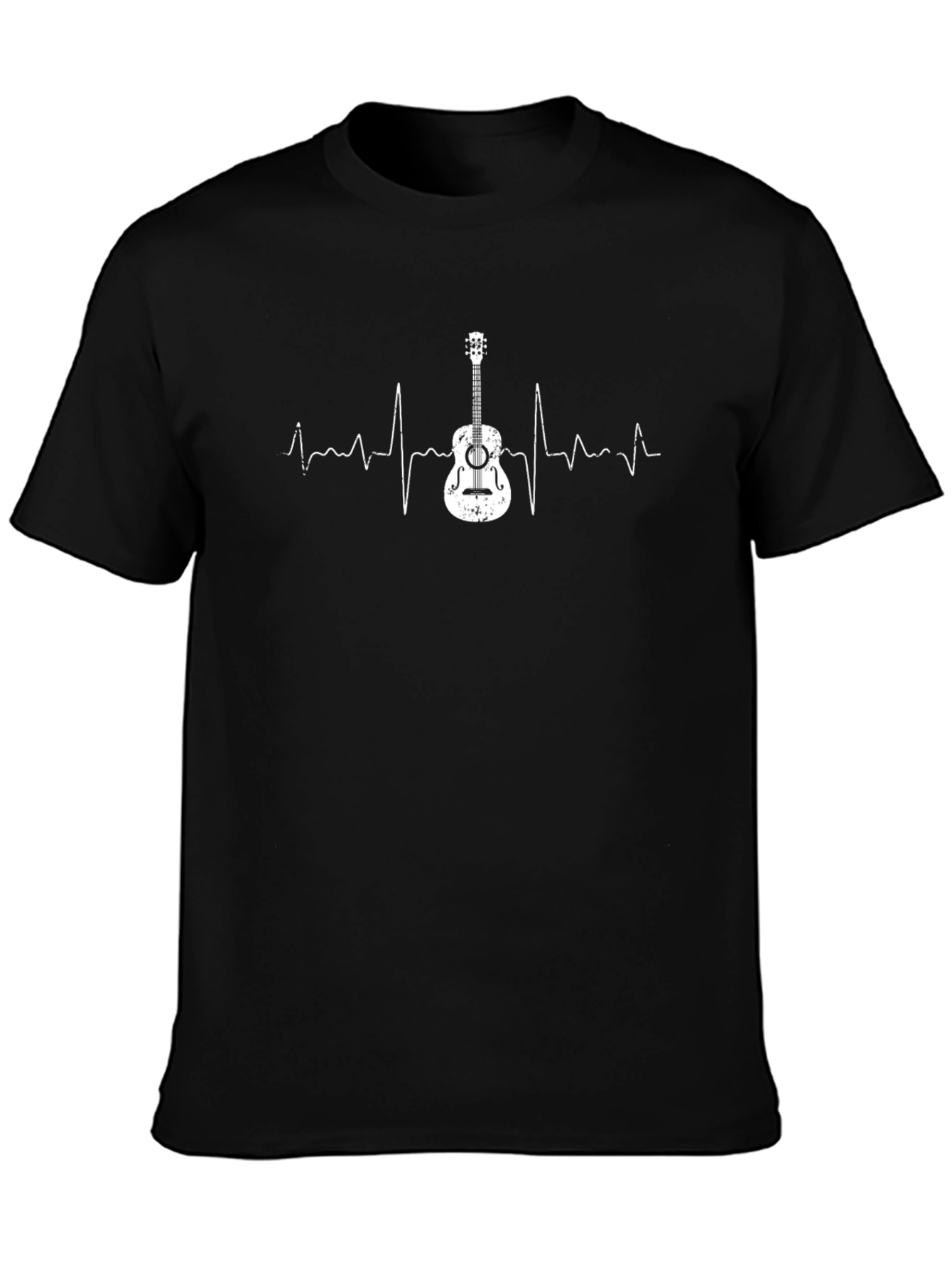 Guitar Heartbeat T-Shirt - Music Lover Tee