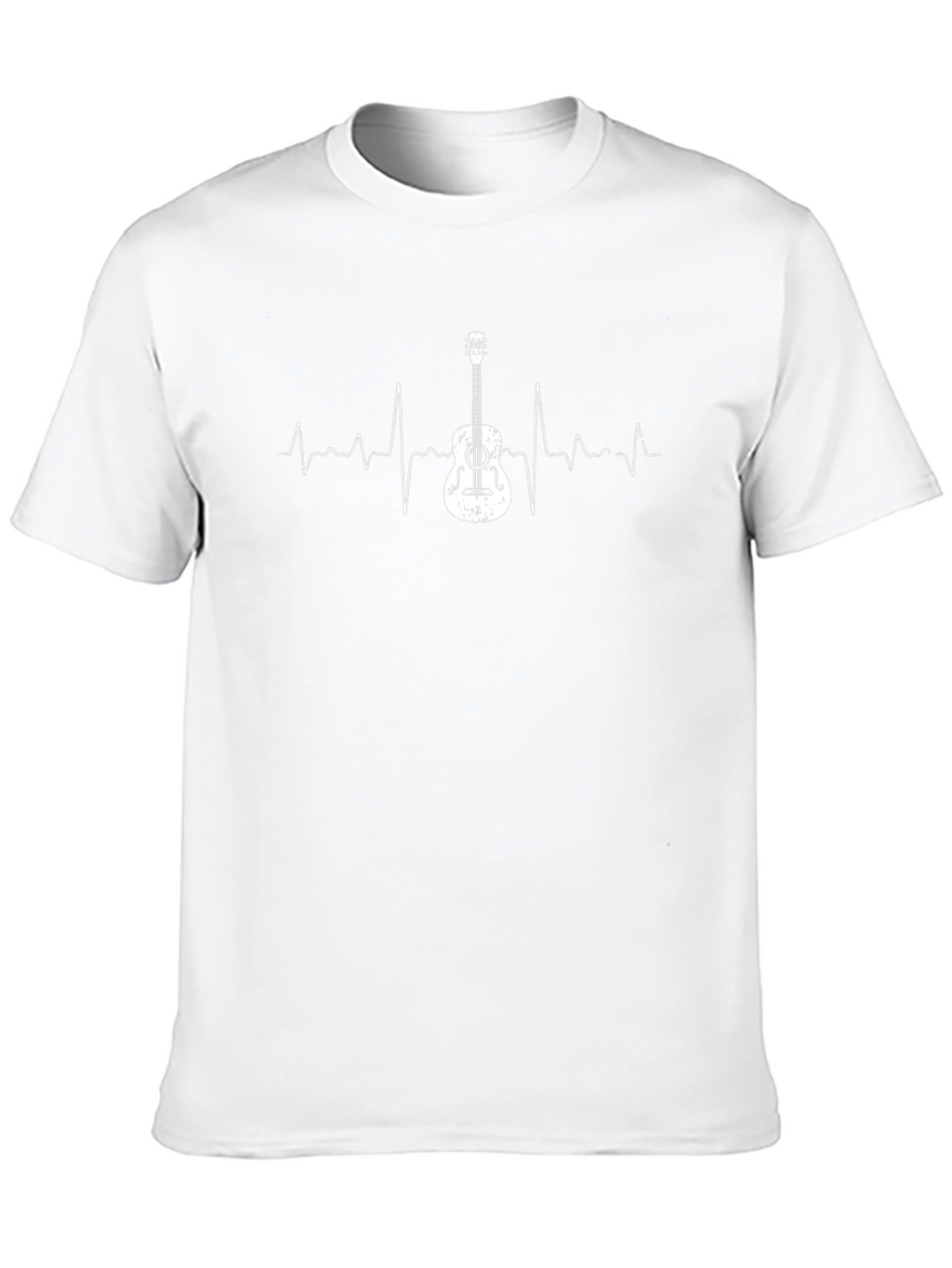 Guitar Heartbeat T-Shirt - Music Lover Tee