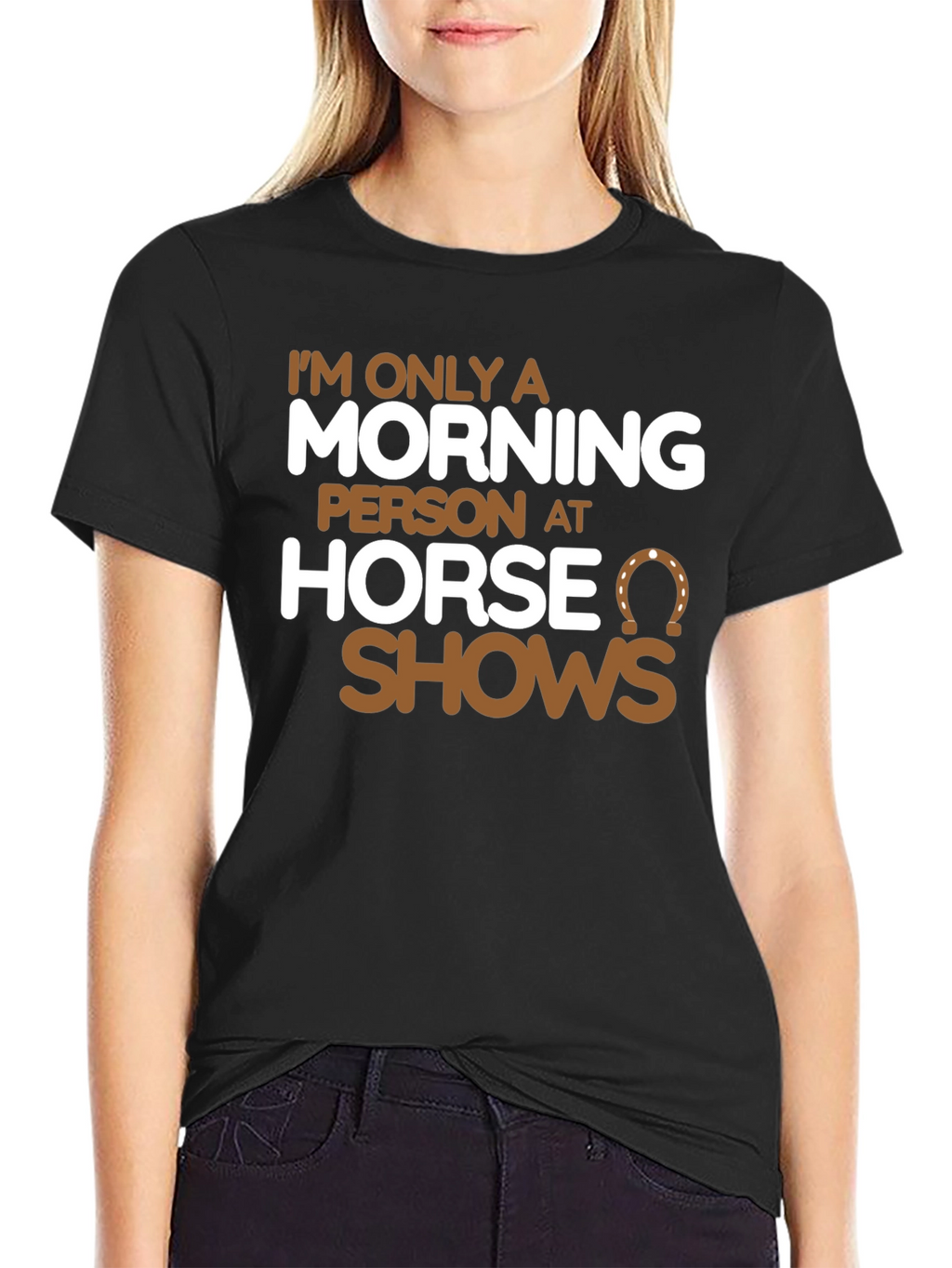 Horse Show Morning Person T-Shirt