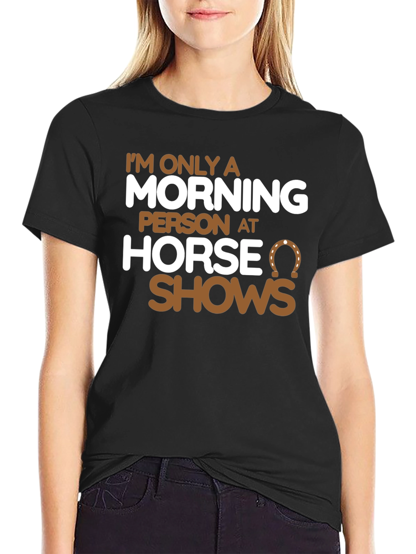 Horse Show Morning Person T-Shirt