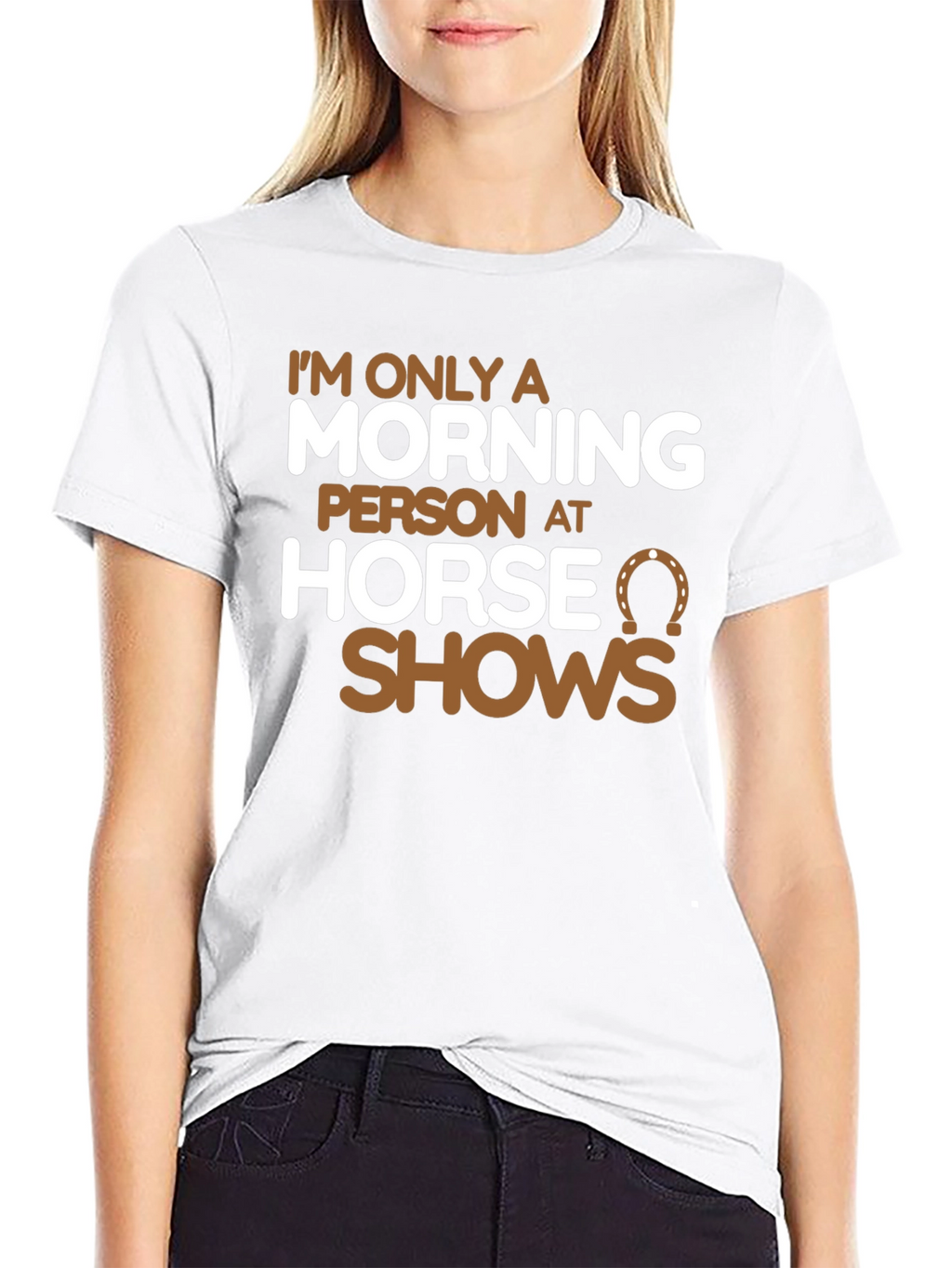 Horse Show Morning Person T-Shirt