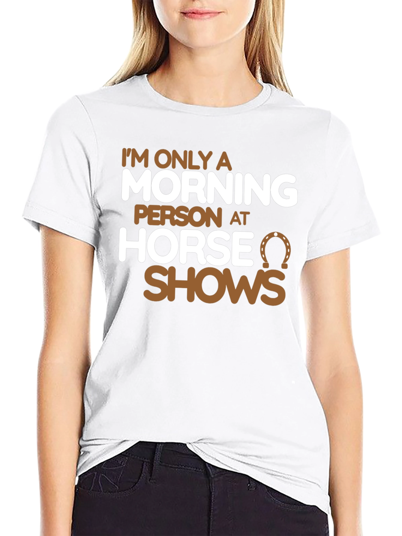 Horse Show Morning Person T-Shirt