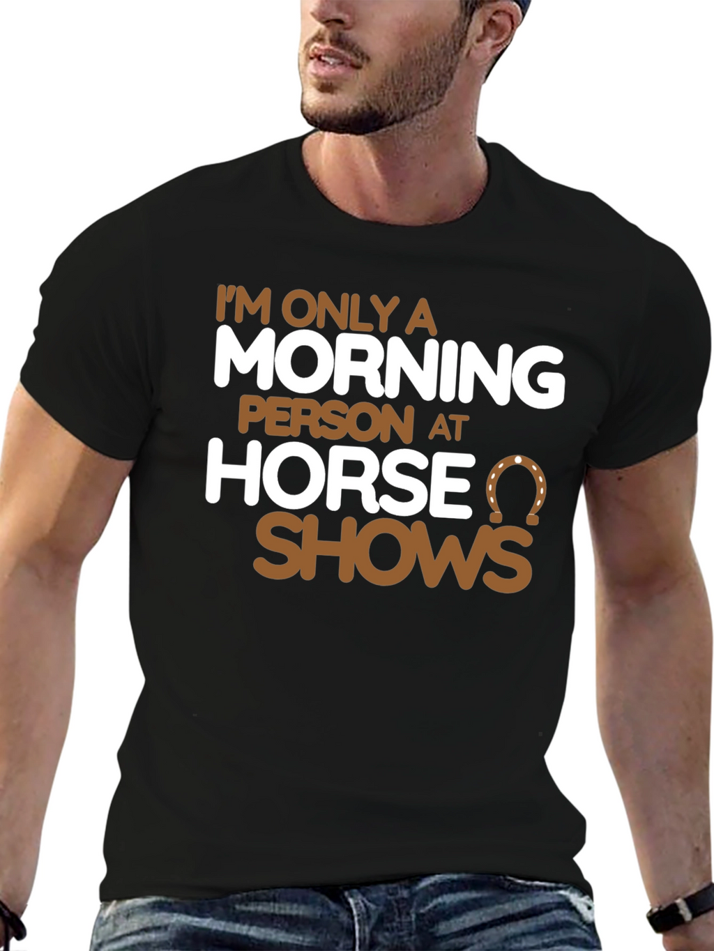 Horse Show Morning Person T-Shirt