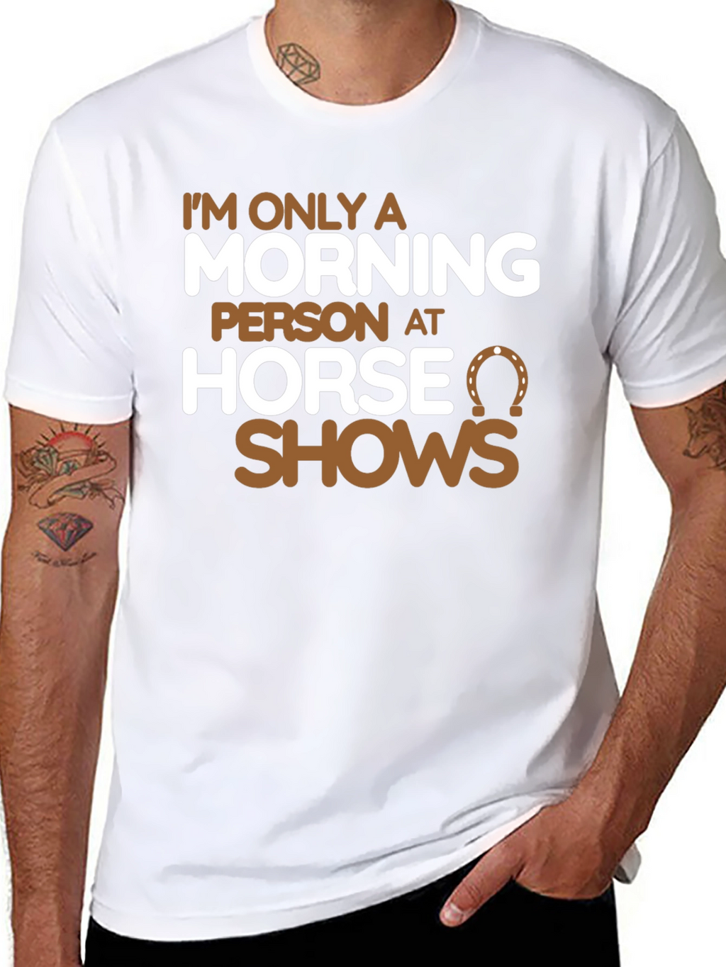 Horse Show Morning Person T-Shirt