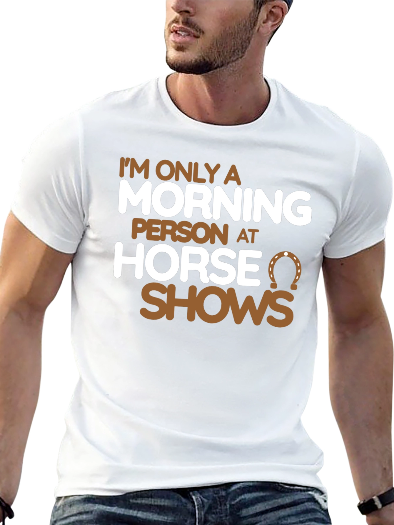 Horse Show Morning Person T-Shirt