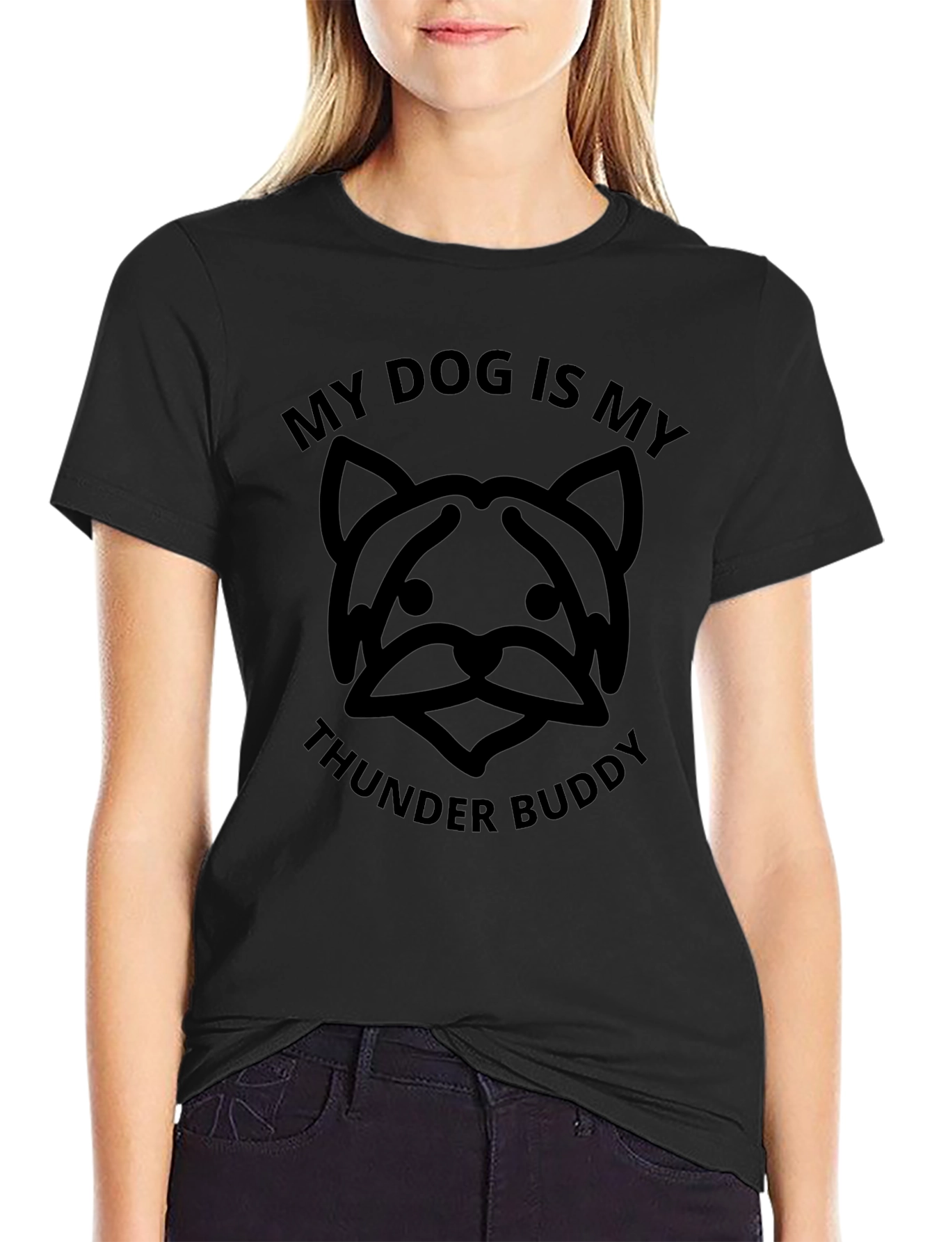 My Dog is My Thunder Buddy Graphic Tee