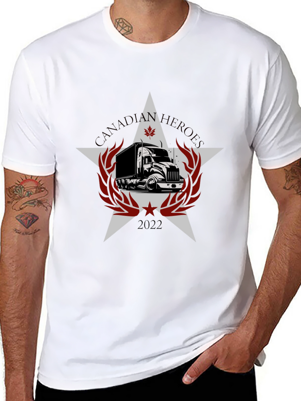 Canadian Heroes 2022 Graphic T-Shirt