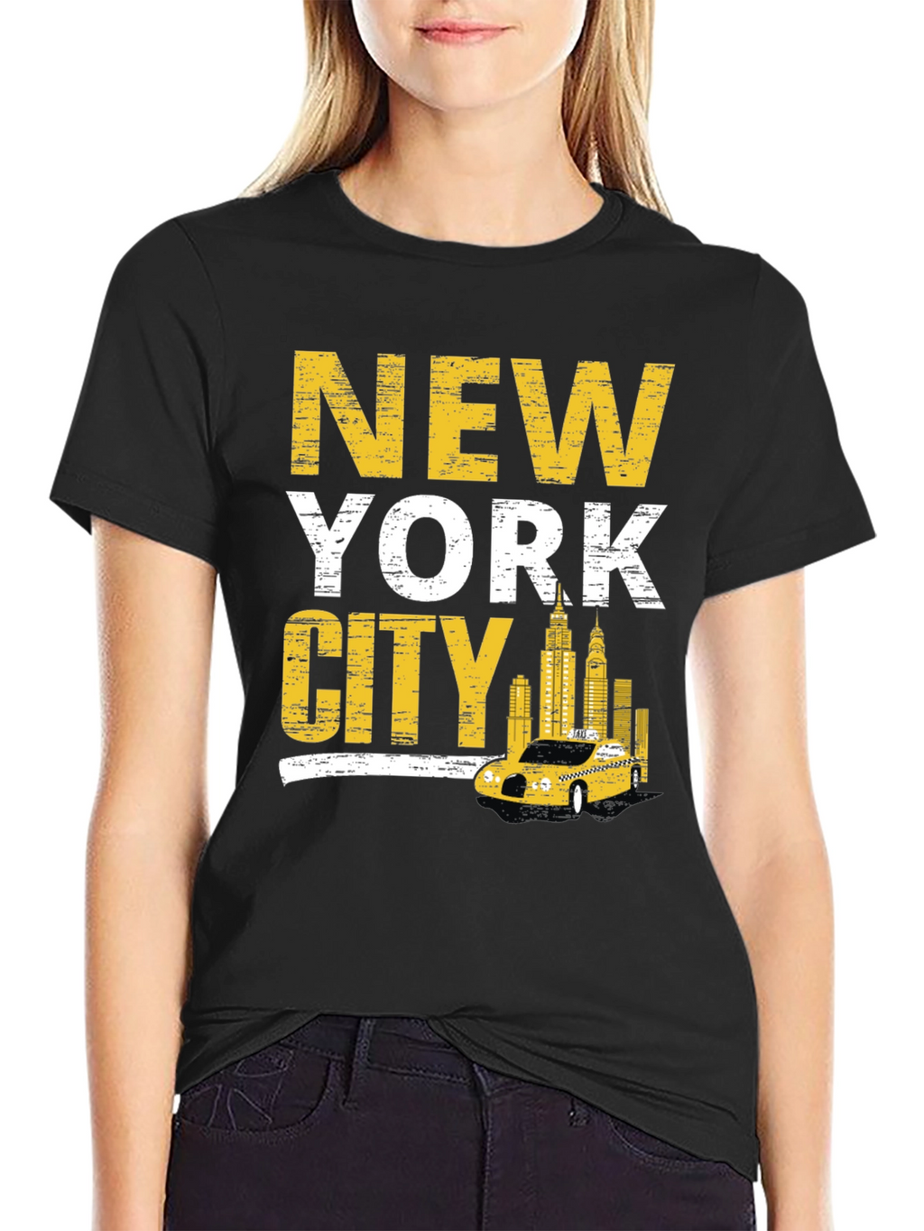 New York City Taxi Graphic T-Shirt