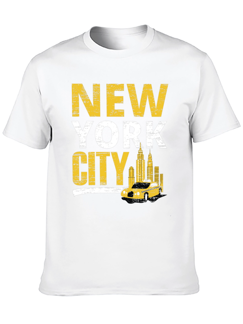 New York City Taxi Graphic T-Shirt