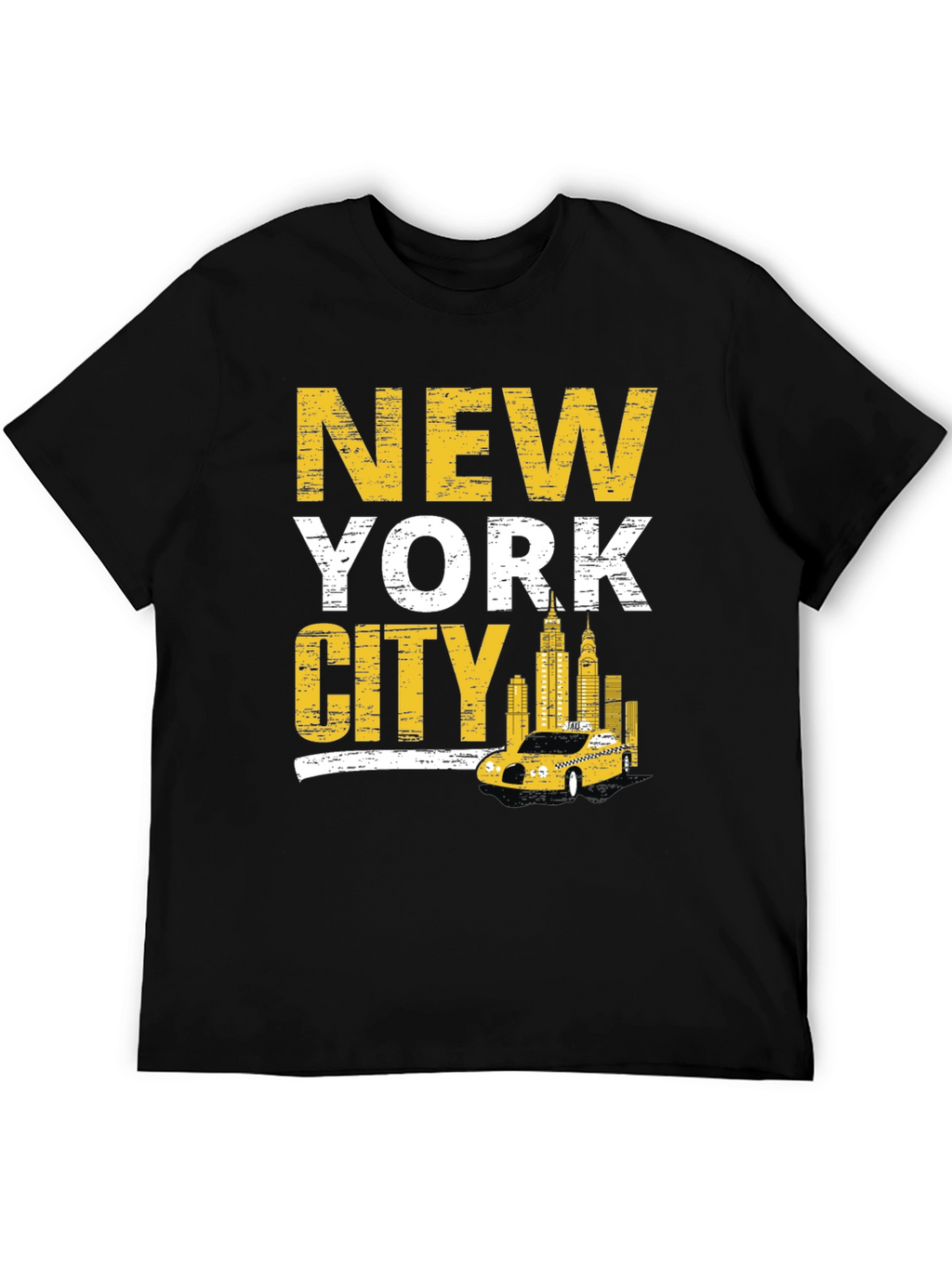 New York City Taxi Graphic T-Shirt