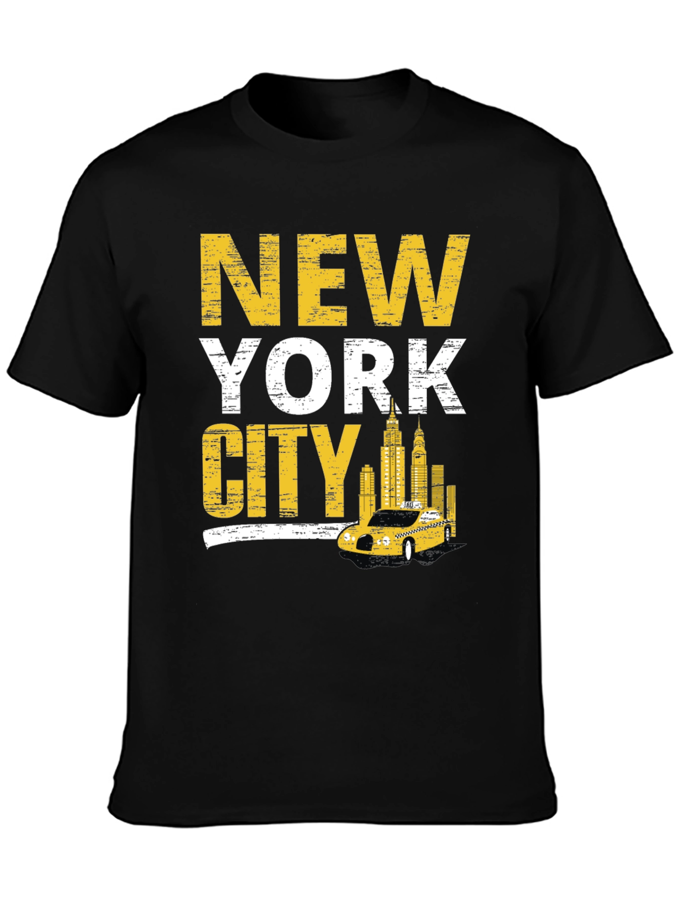 New York City Taxi Graphic T-Shirt