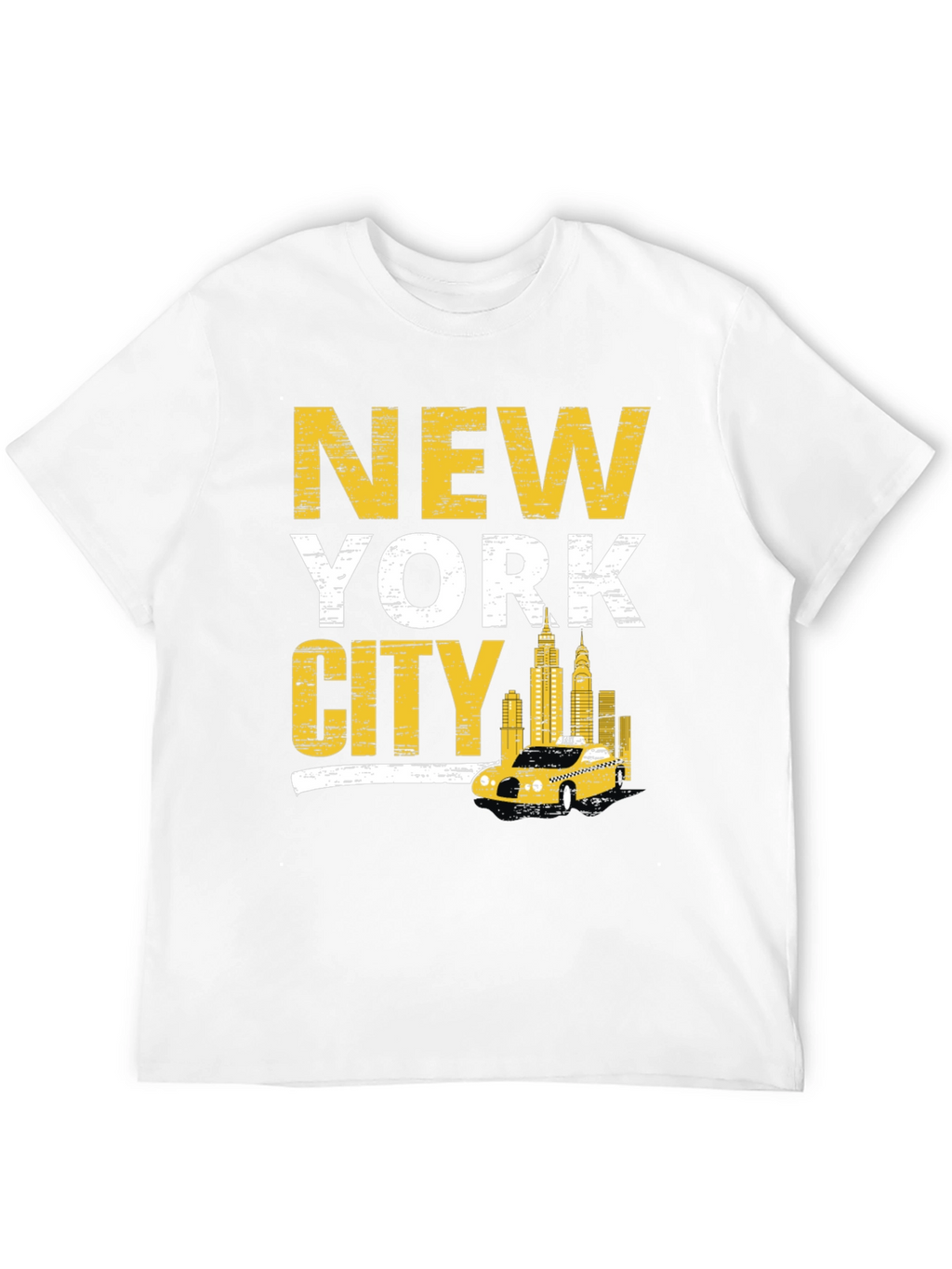 New York City Taxi Graphic T-Shirt
