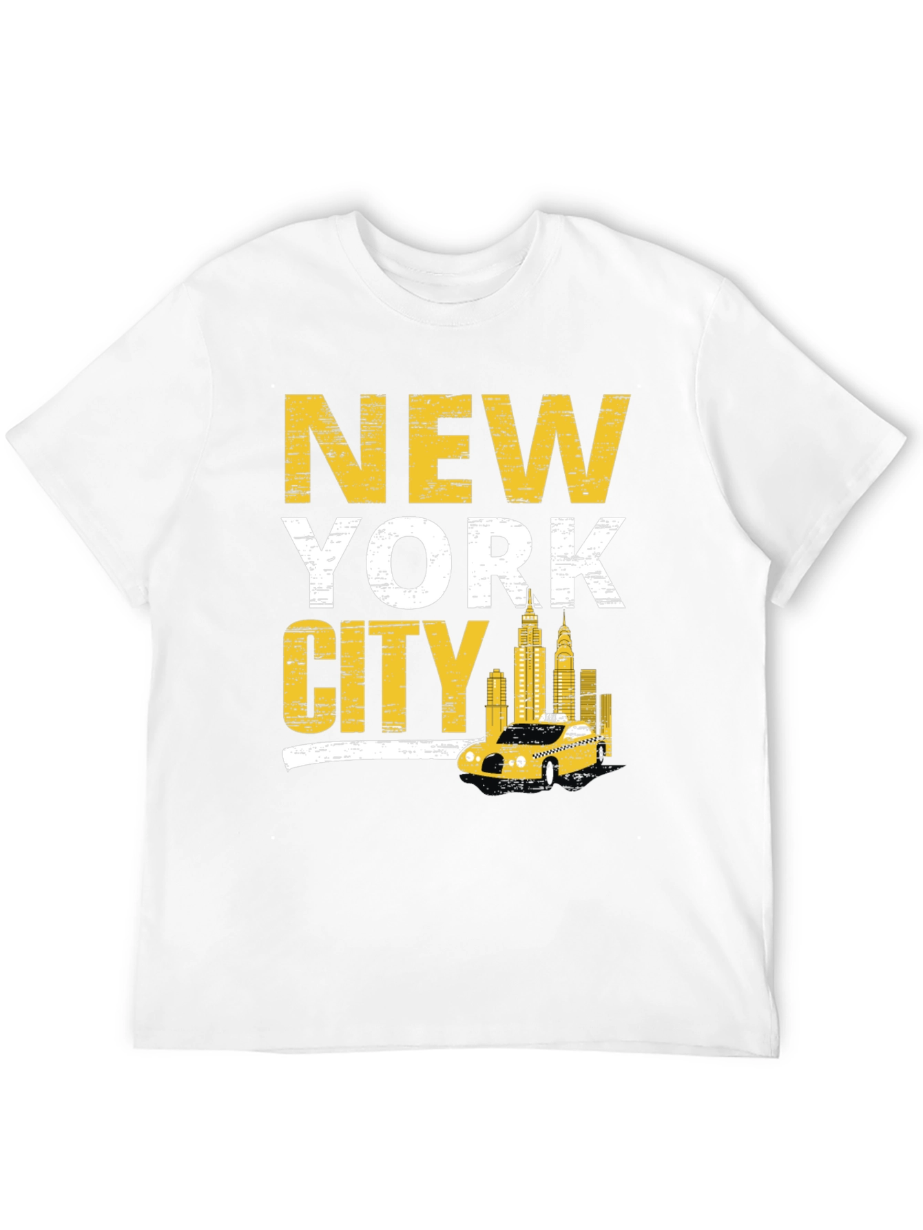 New York City Taxi Graphic T-Shirt