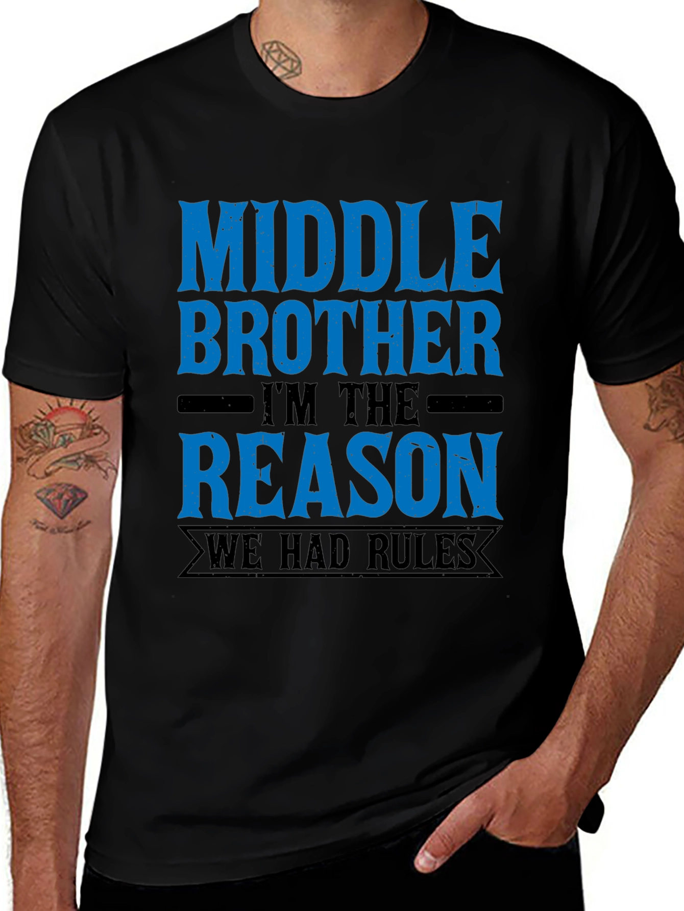 Middle Brother T-Shirt - Reason We Had Rules Tee