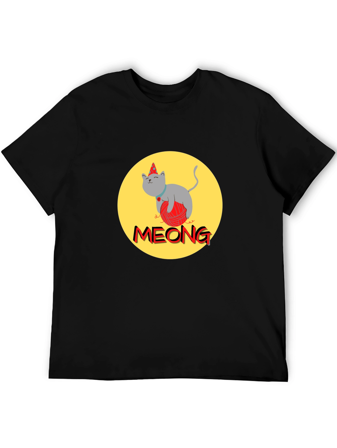 Meong Cat T-Shirt - Unique Graphic Tee