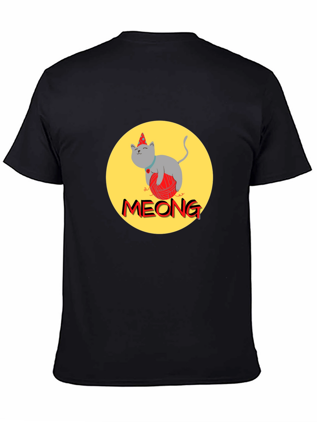 Meong Cat T-Shirt - Unique Graphic Tee