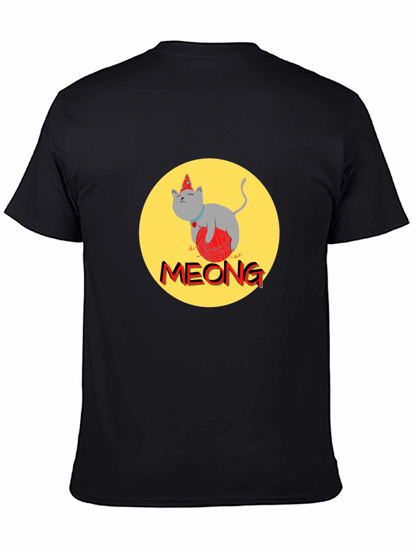 Meong Cat T-Shirt - Unique Graphic Tee