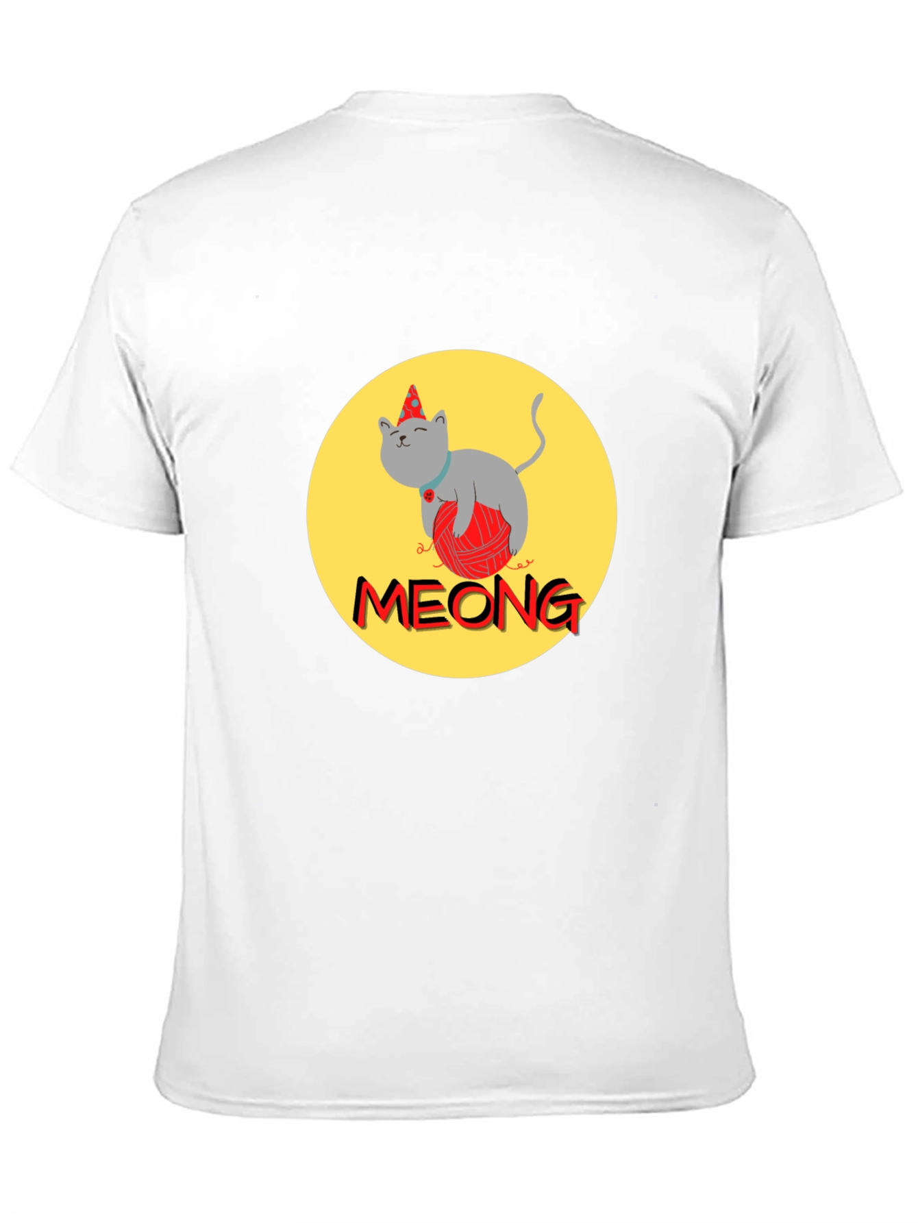 Meong Cat T-Shirt - Unique Graphic Tee