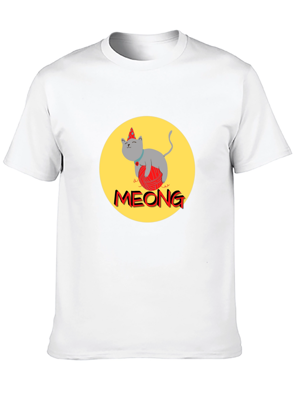 Meong Cat T-Shirt - Unique Graphic Tee
