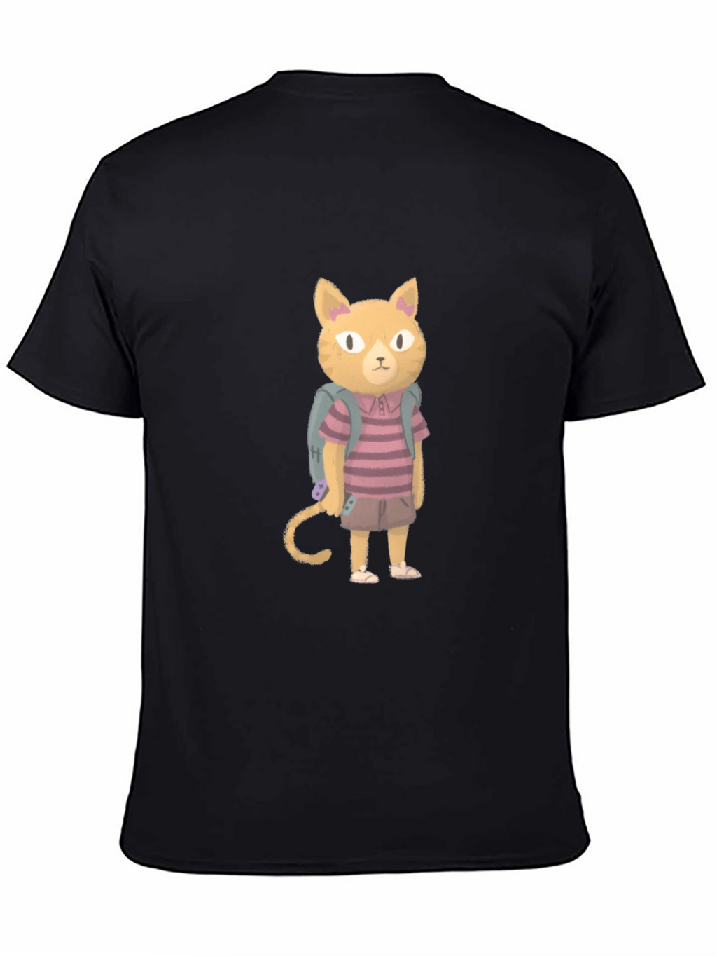 Cartoon Cat T-Shirt - Unique Graphic Tee