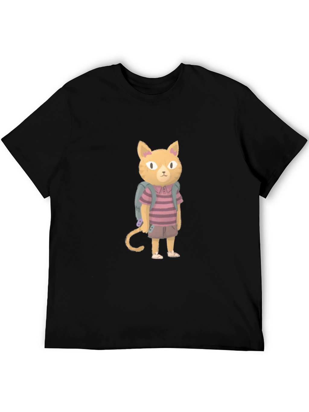 Cartoon Cat T-Shirt - Unique Graphic Tee