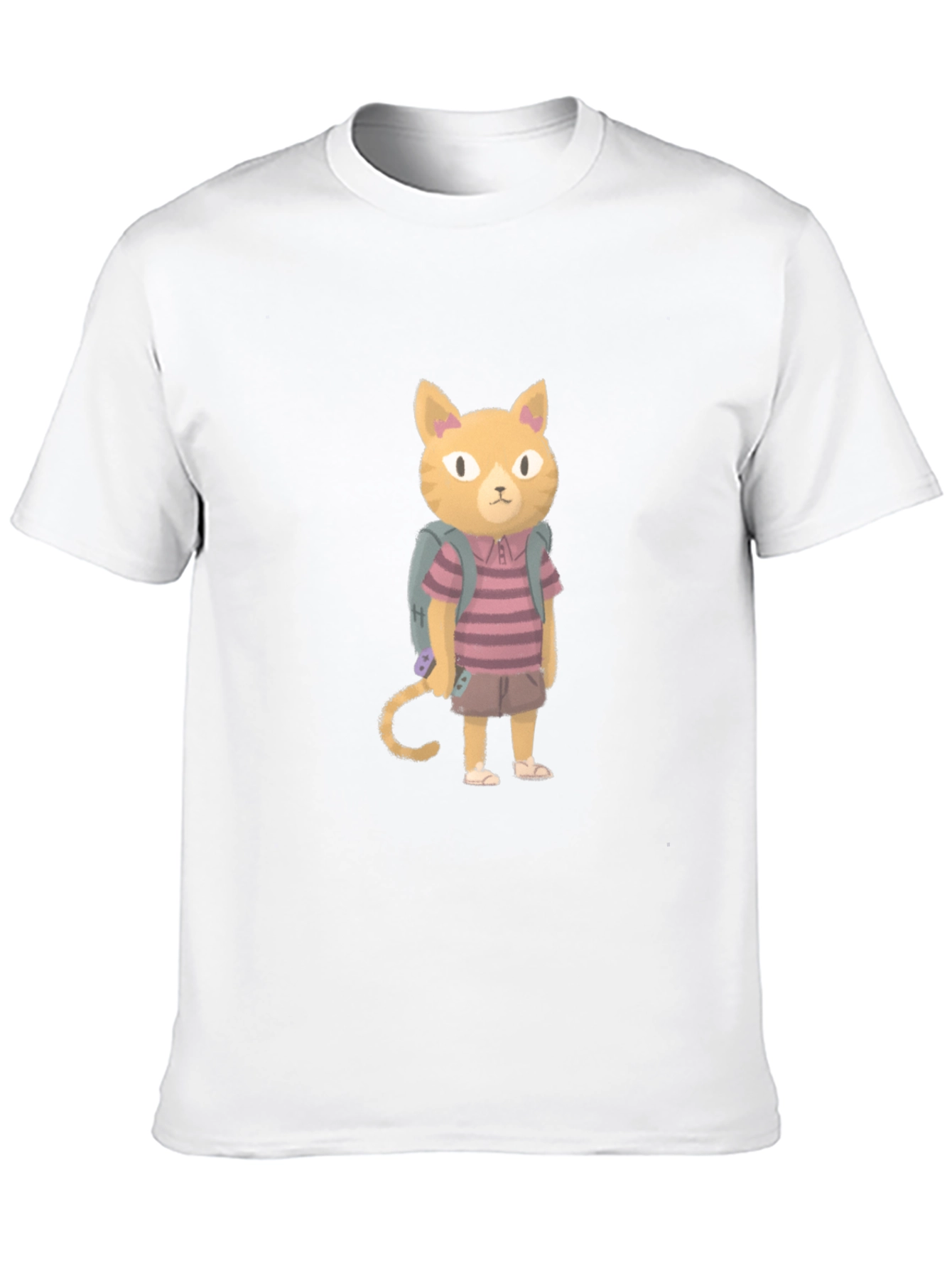 Cartoon Cat T-Shirt - Unique Graphic Tee