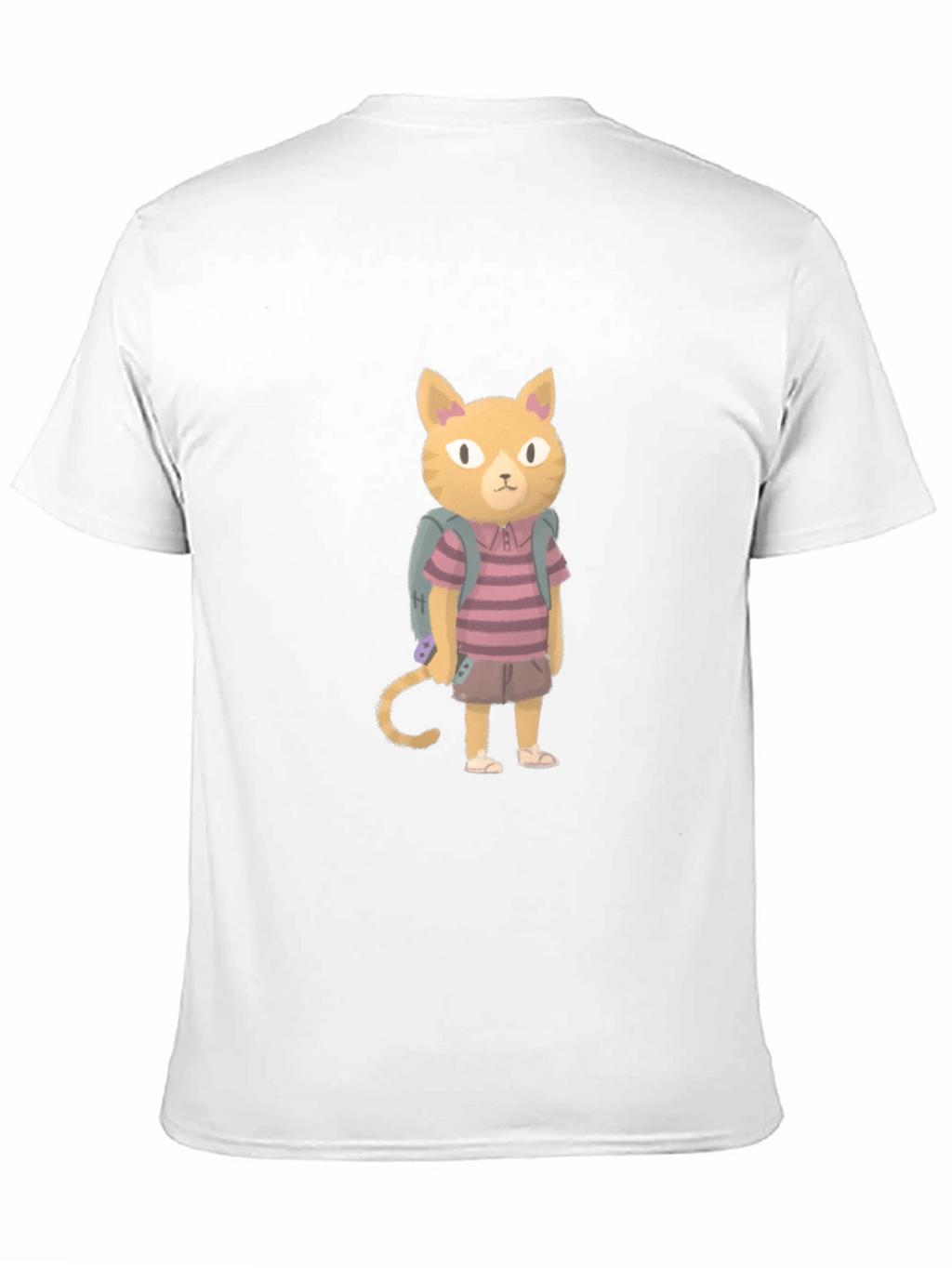 Cartoon Cat T-Shirt - Unique Graphic Tee