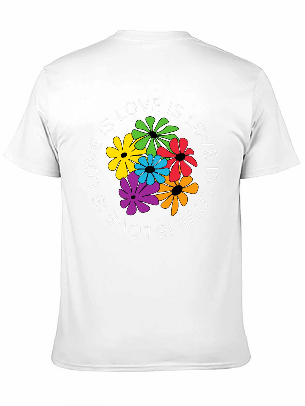 Love Is Love Floral Graphic T-Shirt