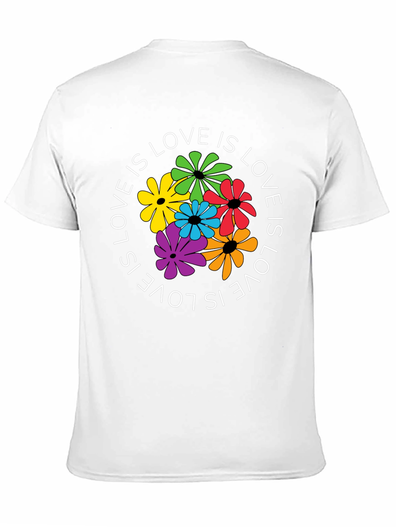 Love Is Love Floral Graphic T-Shirt