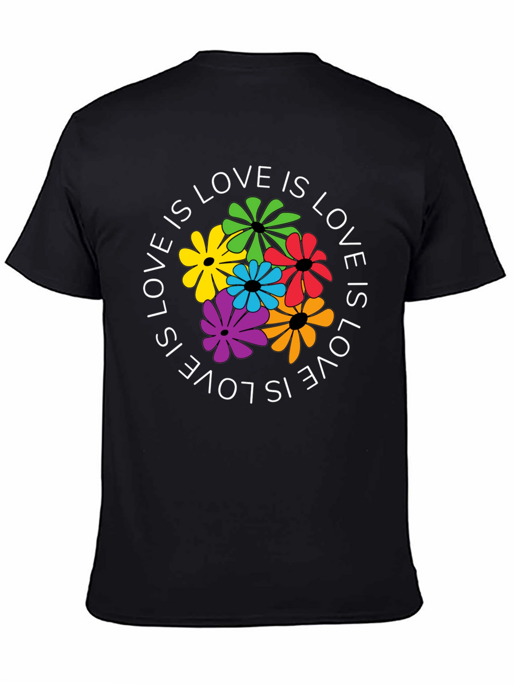 Love Is Love Floral Graphic T-Shirt