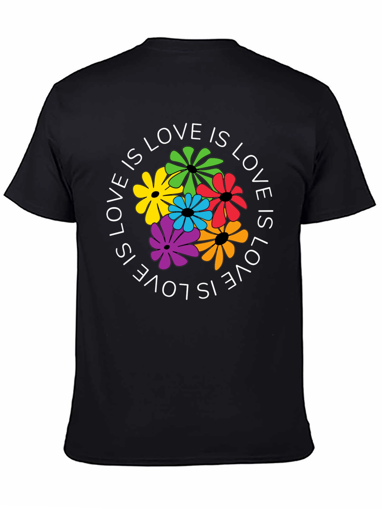 Love Is Love Floral Graphic T-Shirt