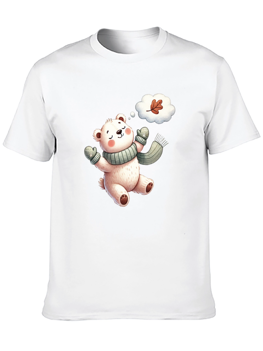 Cute Bear Autumn T-Shirt