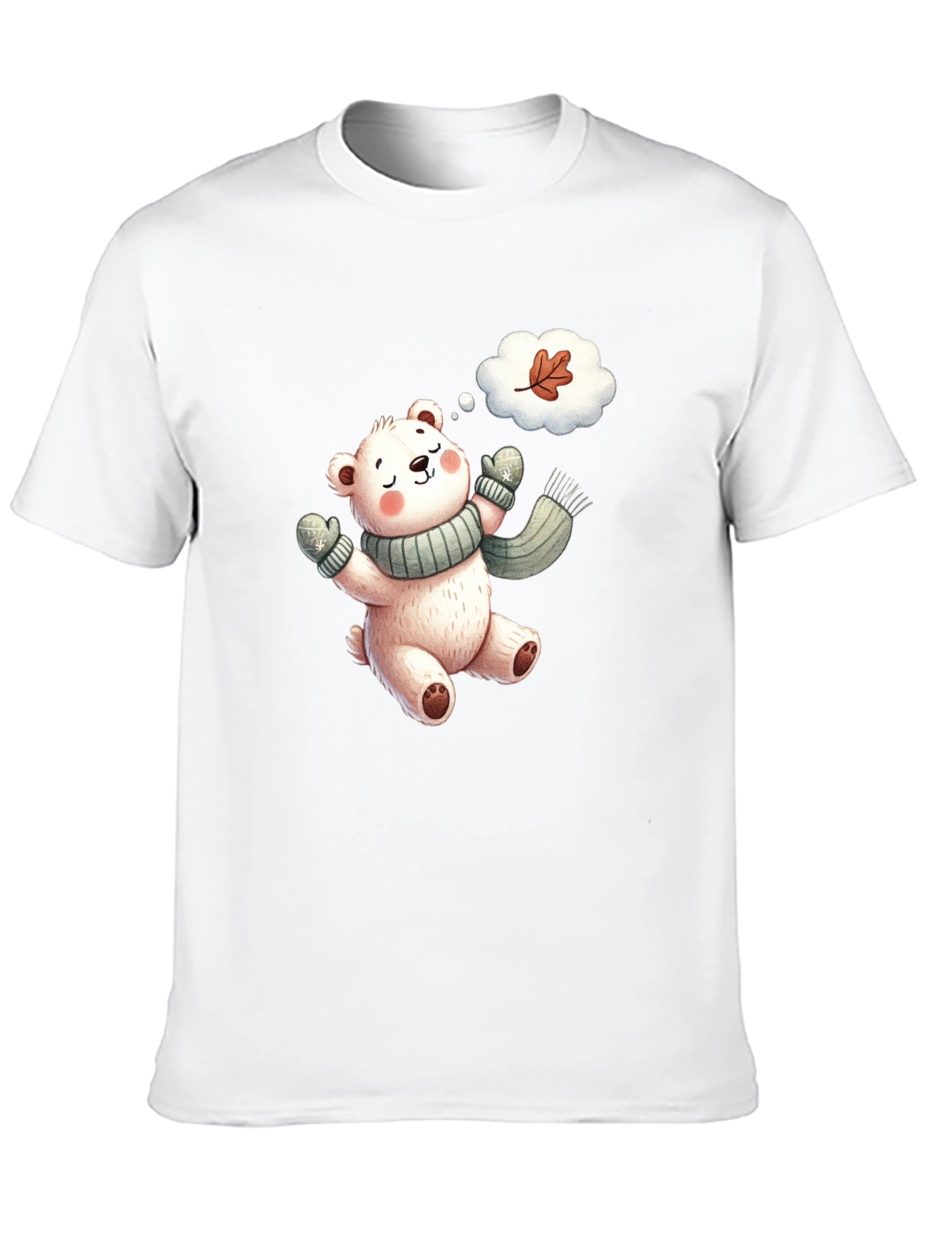 Cute Bear Autumn T-Shirt