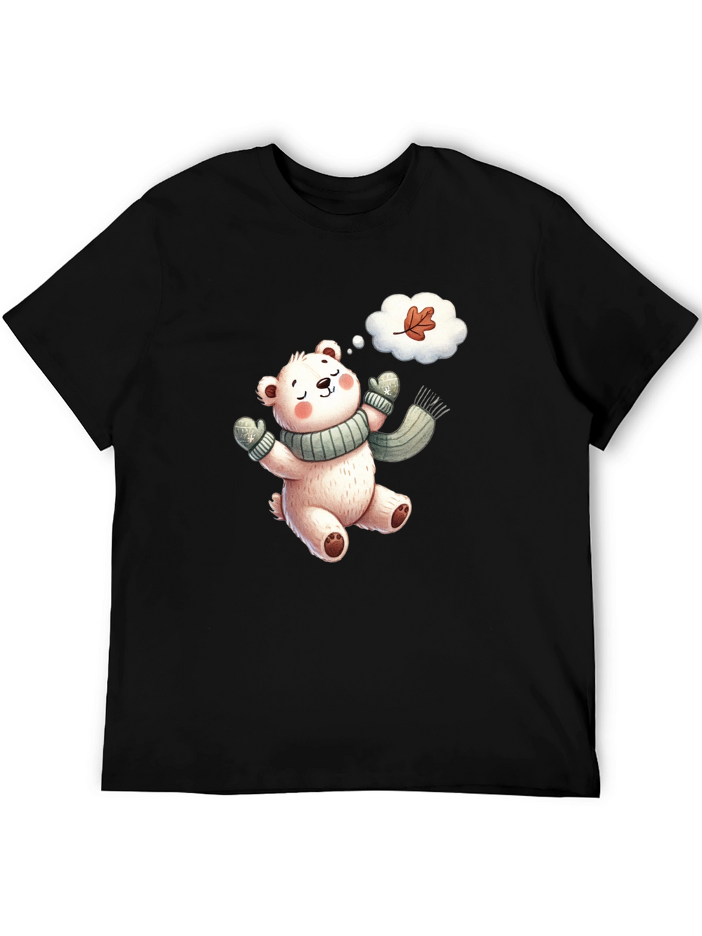 Cute Bear Autumn T-Shirt