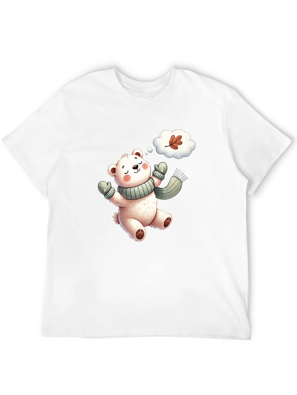 Cute Bear Autumn T-Shirt