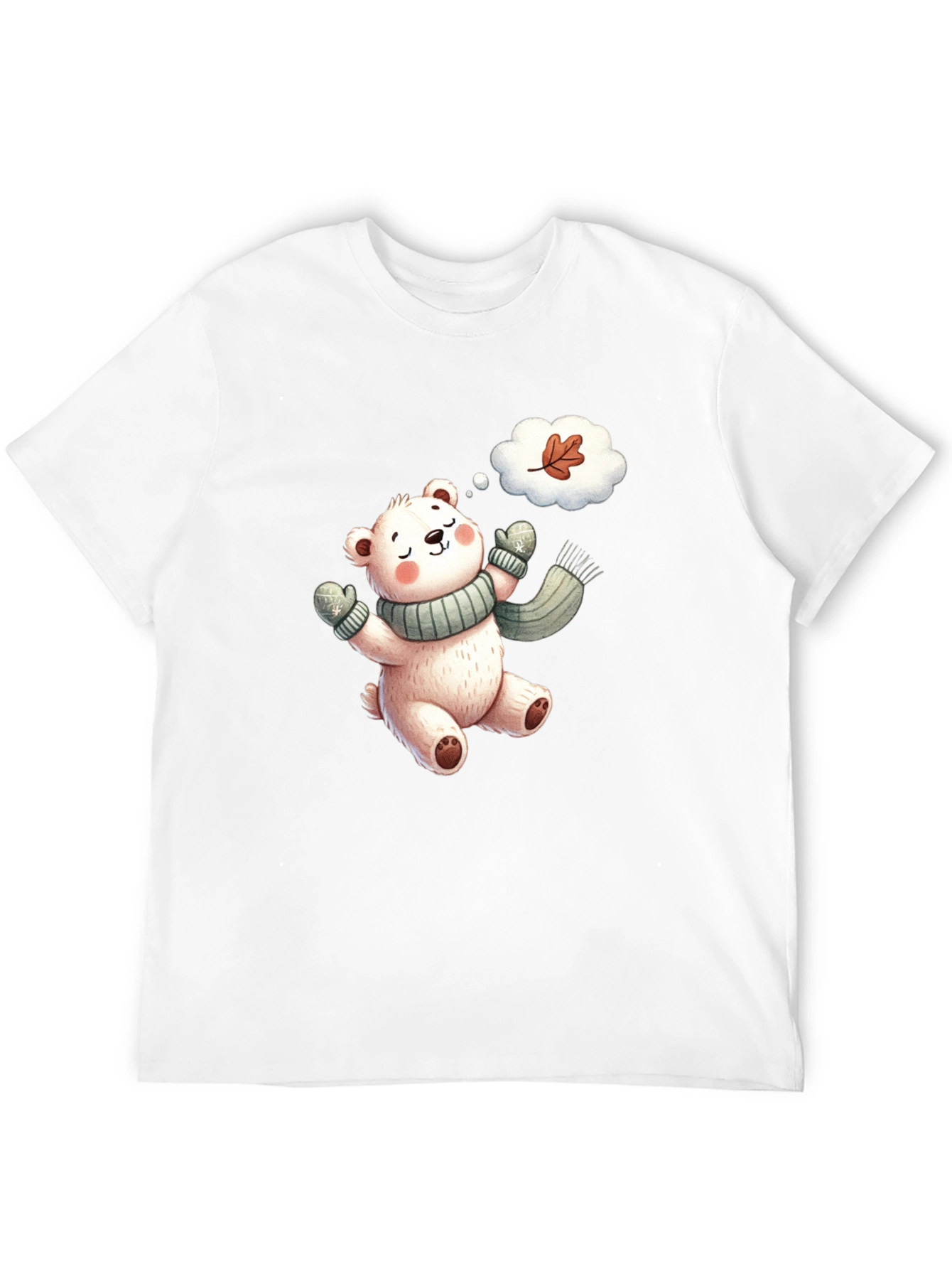 Cute Bear Autumn T-Shirt