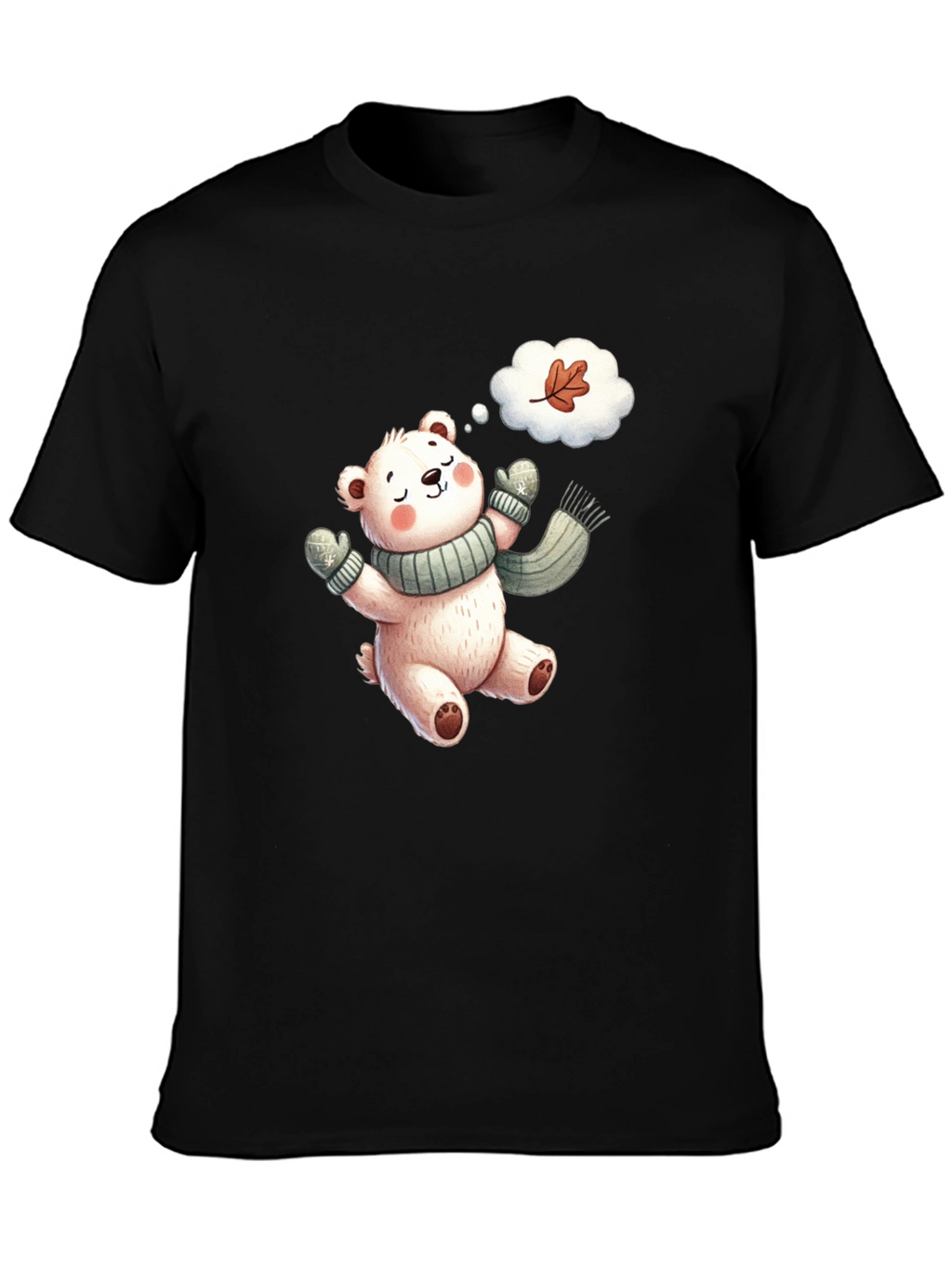 Cute Bear Autumn T-Shirt