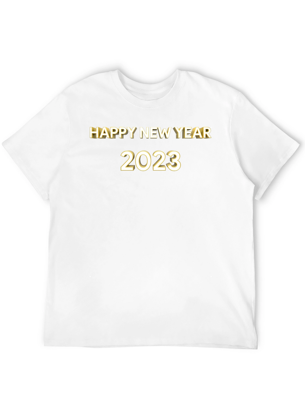 Happy New Year 2023 Black T-Shirt