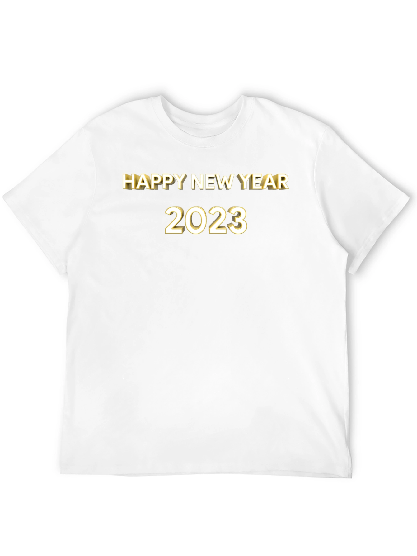 Happy New Year 2023 Black T-Shirt