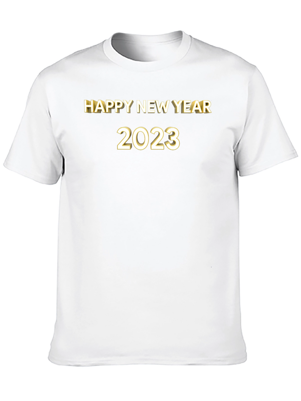 Happy New Year 2023 Black T-Shirt