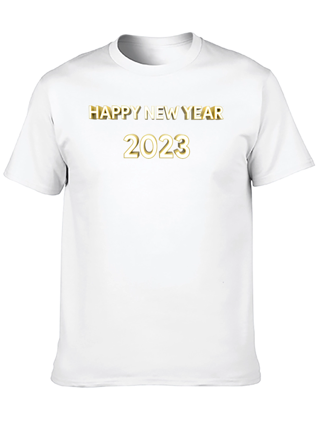 Happy New Year 2023 Black T-Shirt