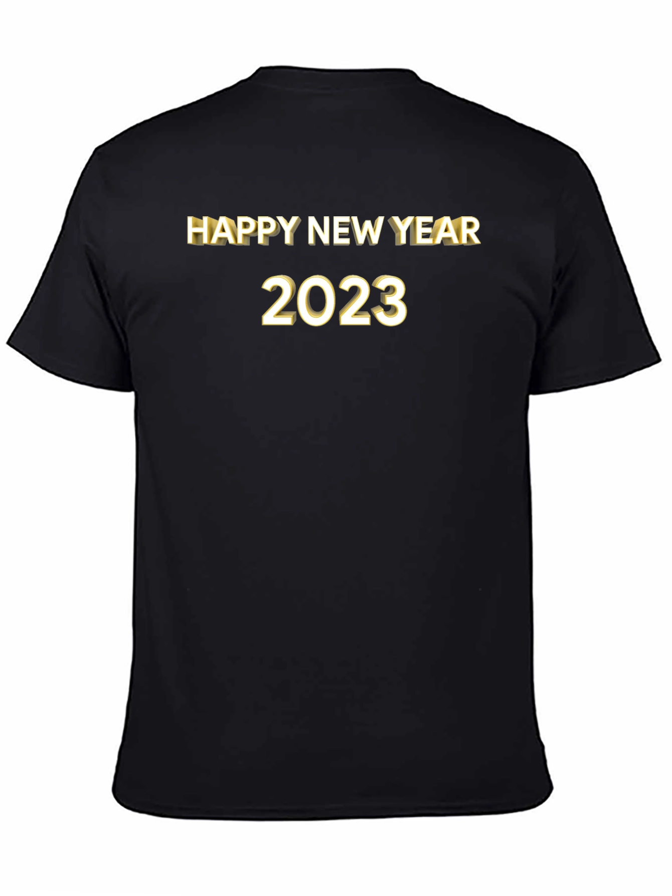 Happy New Year 2023 Black T-Shirt