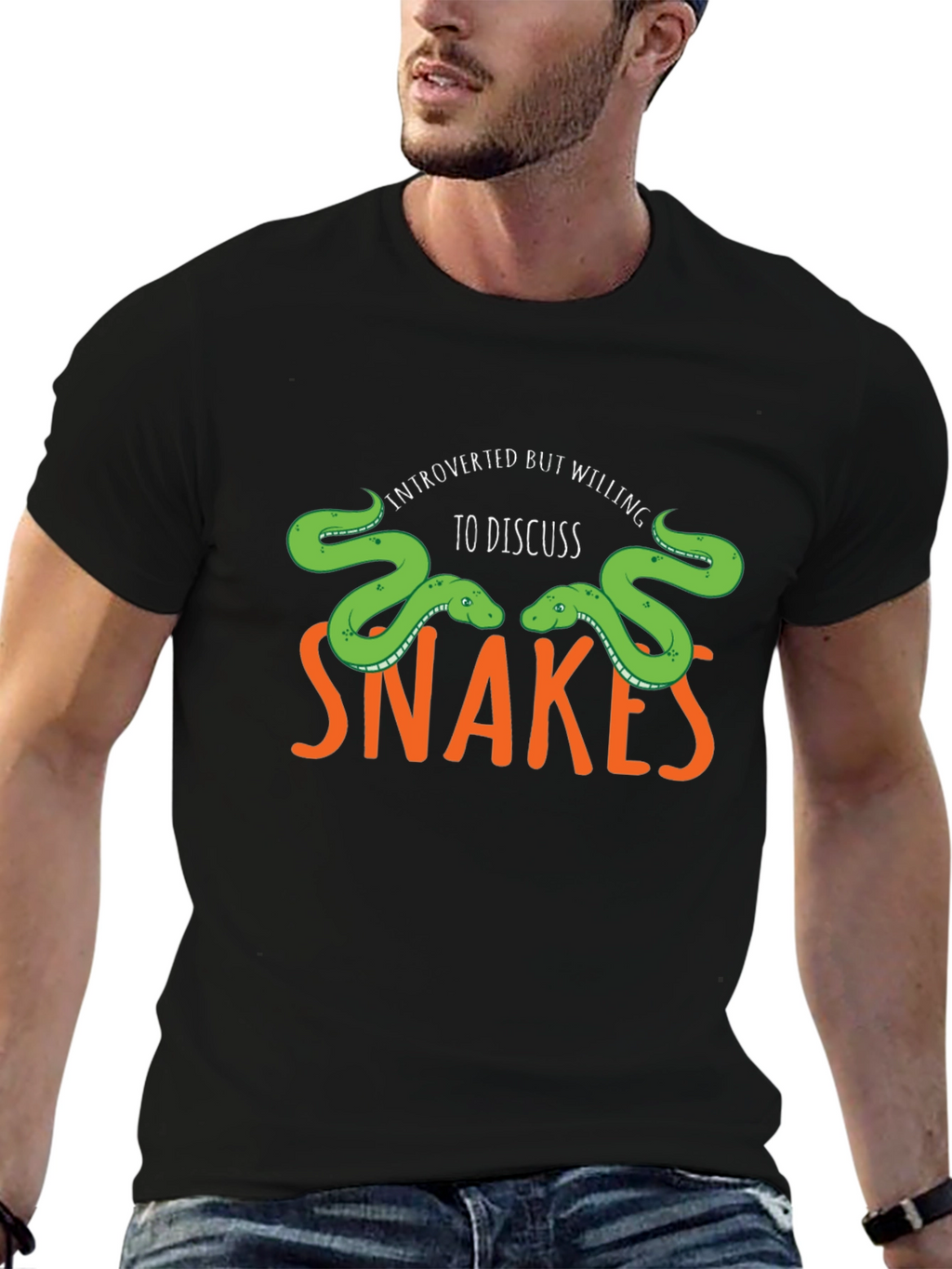 Introverted But Willing To Discuss Snakes T-Shirt