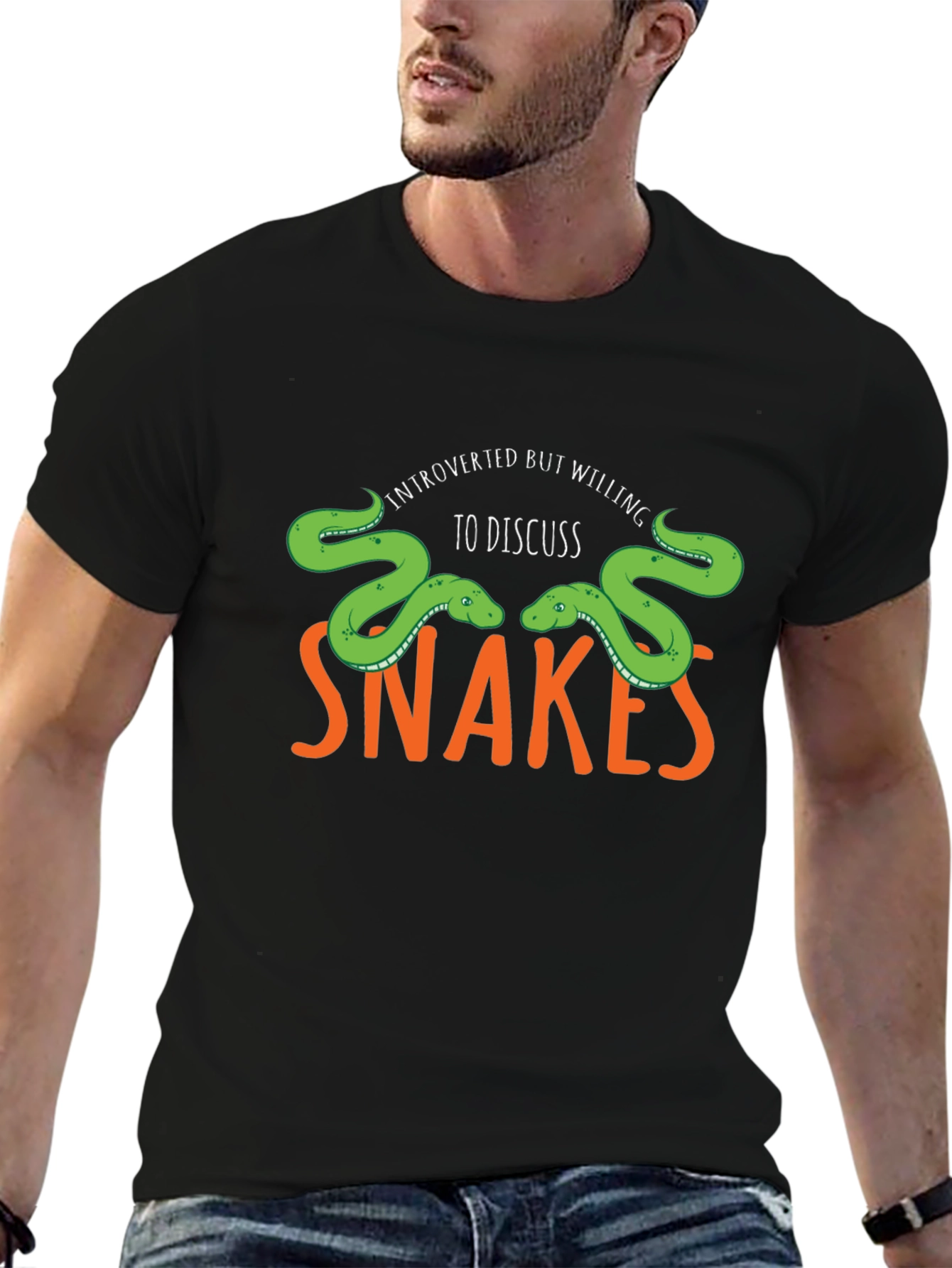 Introverted But Willing To Discuss Snakes T-Shirt