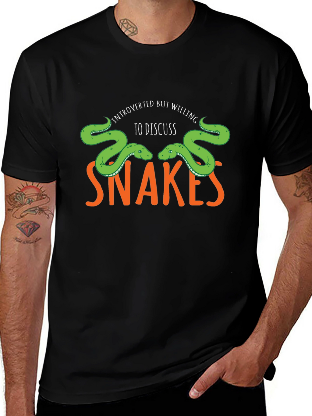 Introverted But Willing To Discuss Snakes T-Shirt