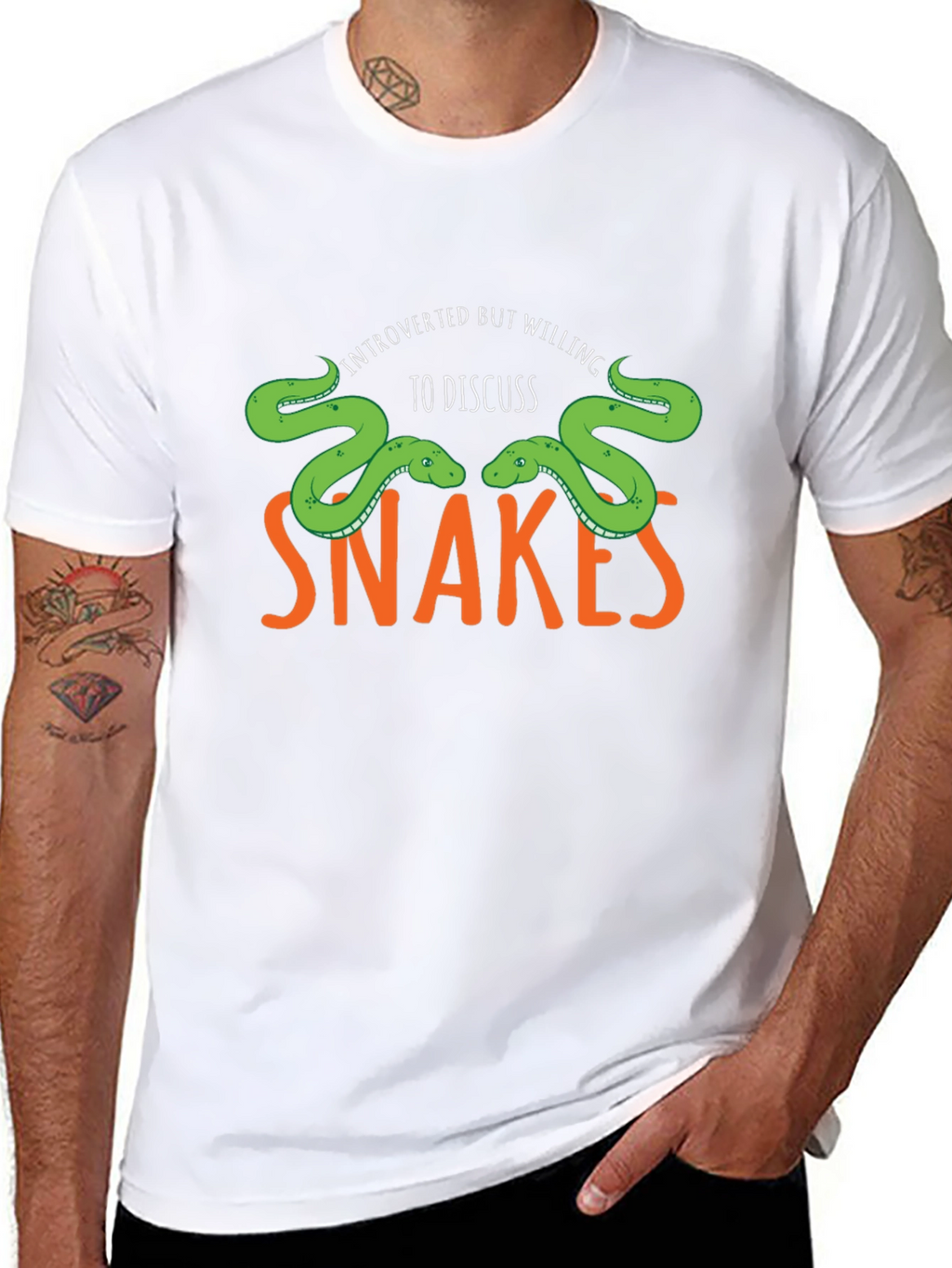 Introverted But Willing To Discuss Snakes T-Shirt
