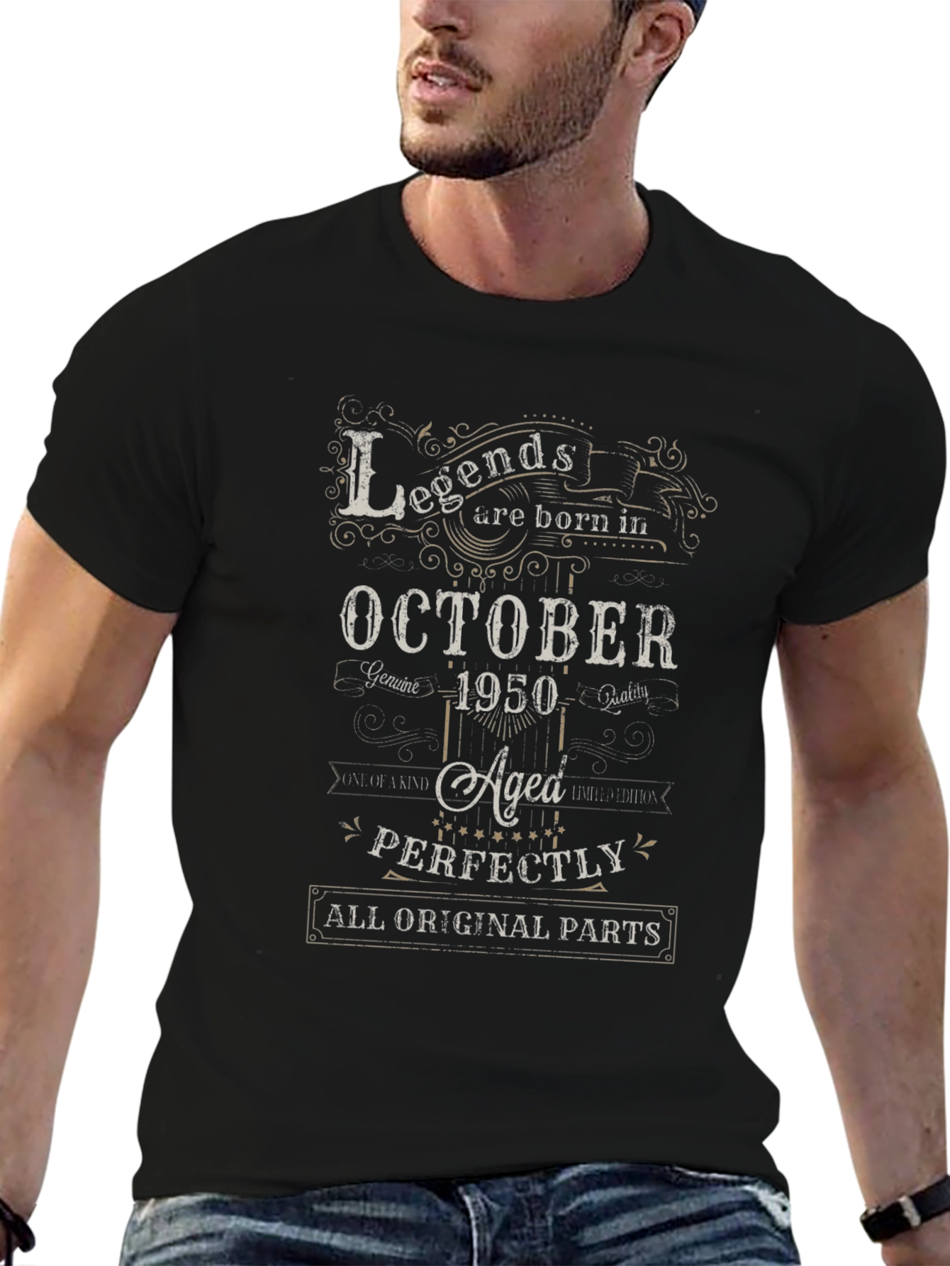 Legends Born in October 1950 T-Shirt